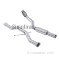 304 scarico in acciaio inossidabile per Audi B8 A4